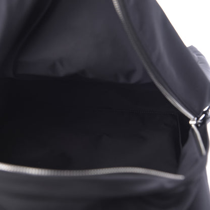 Burberry Nylon Logo Print Backpack Black 4 of 9