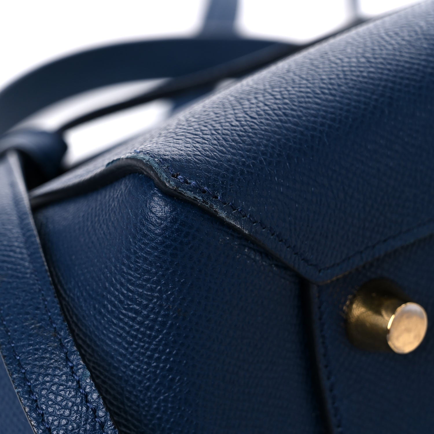 Celine Grained Calfskin Mini Belt Bag Deepsea 6 of 11