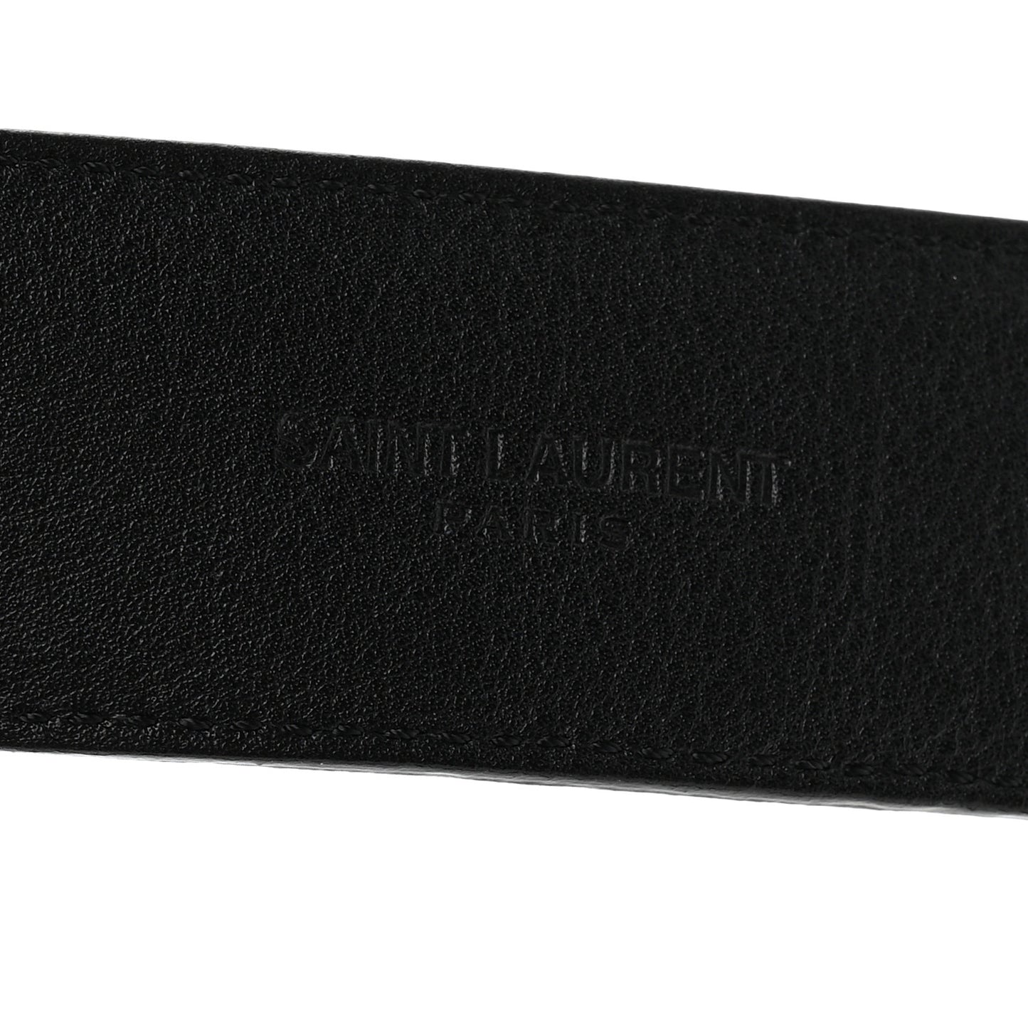Suede Monogram Cassandre Belt 75 30 Black