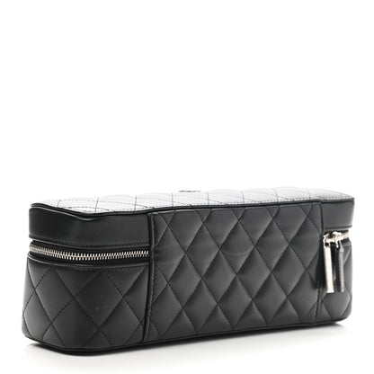 Chanel Lambskin Quilted Watch Case Black 3 of 9