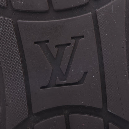 Louis Vuitton Suede Damier Ebene Sneakers 8.5 Brown 9 of 15