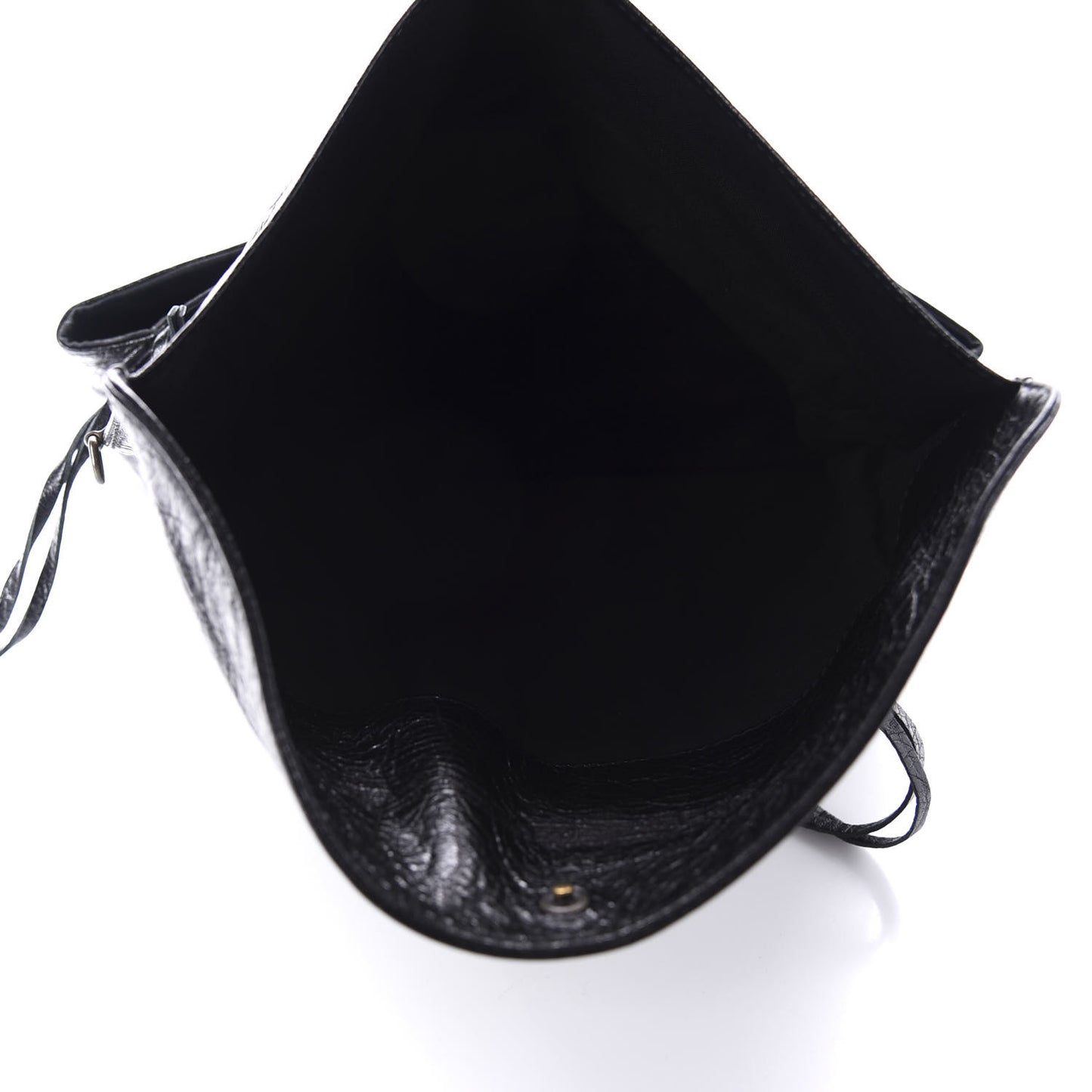 Agneau Classic Hardware Envelope Clutch Black