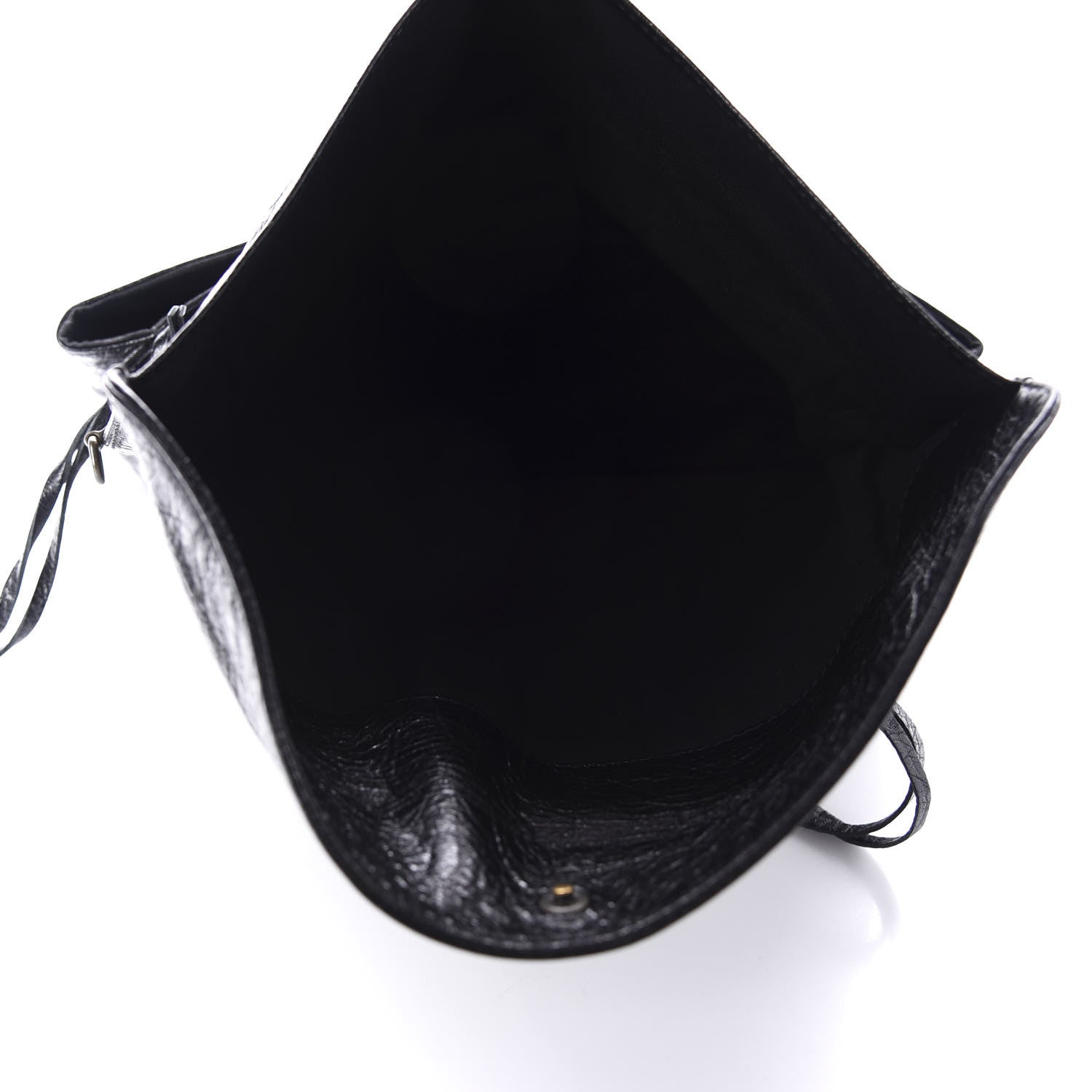 Balenciaga Agneau Classic Hardware Envelope Clutch Black 5 of 11