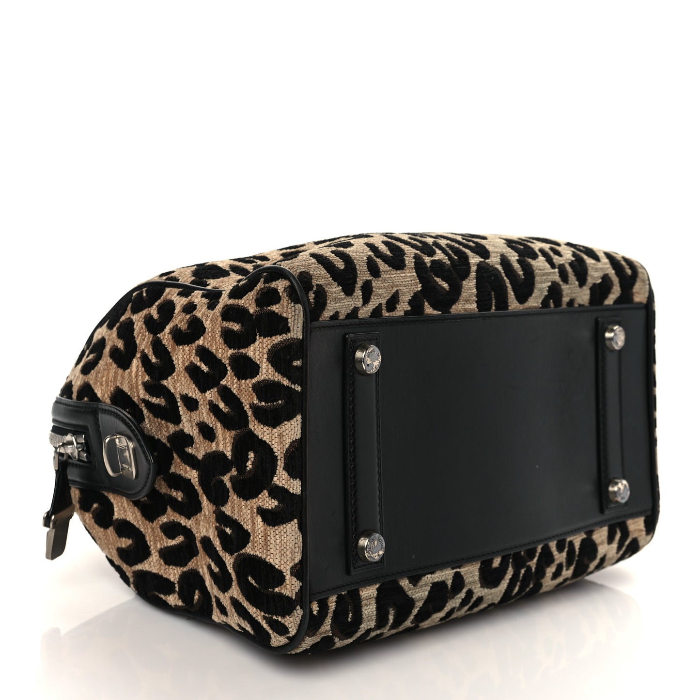 Jacquard Velvet Leopard Print Stephen Sprouse Speedy