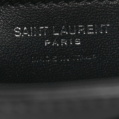 Saint Laurent Patent Calfskin Mini Le 5 A 7 Vertical Hobo Black 6 of 11