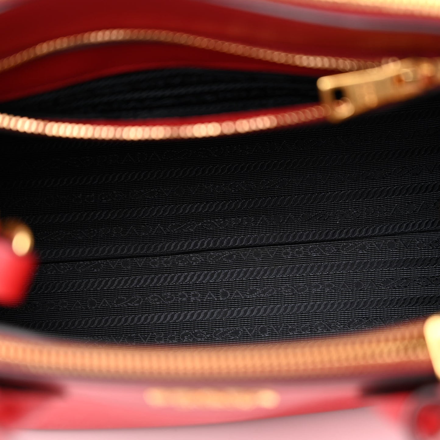 Saffiano City Calfskin Small Paradigme Bag Red