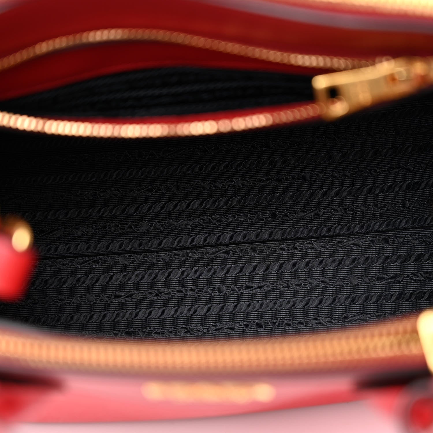 Prada Saffiano City Calfskin Small Paradigme Bag Red 5 of 7