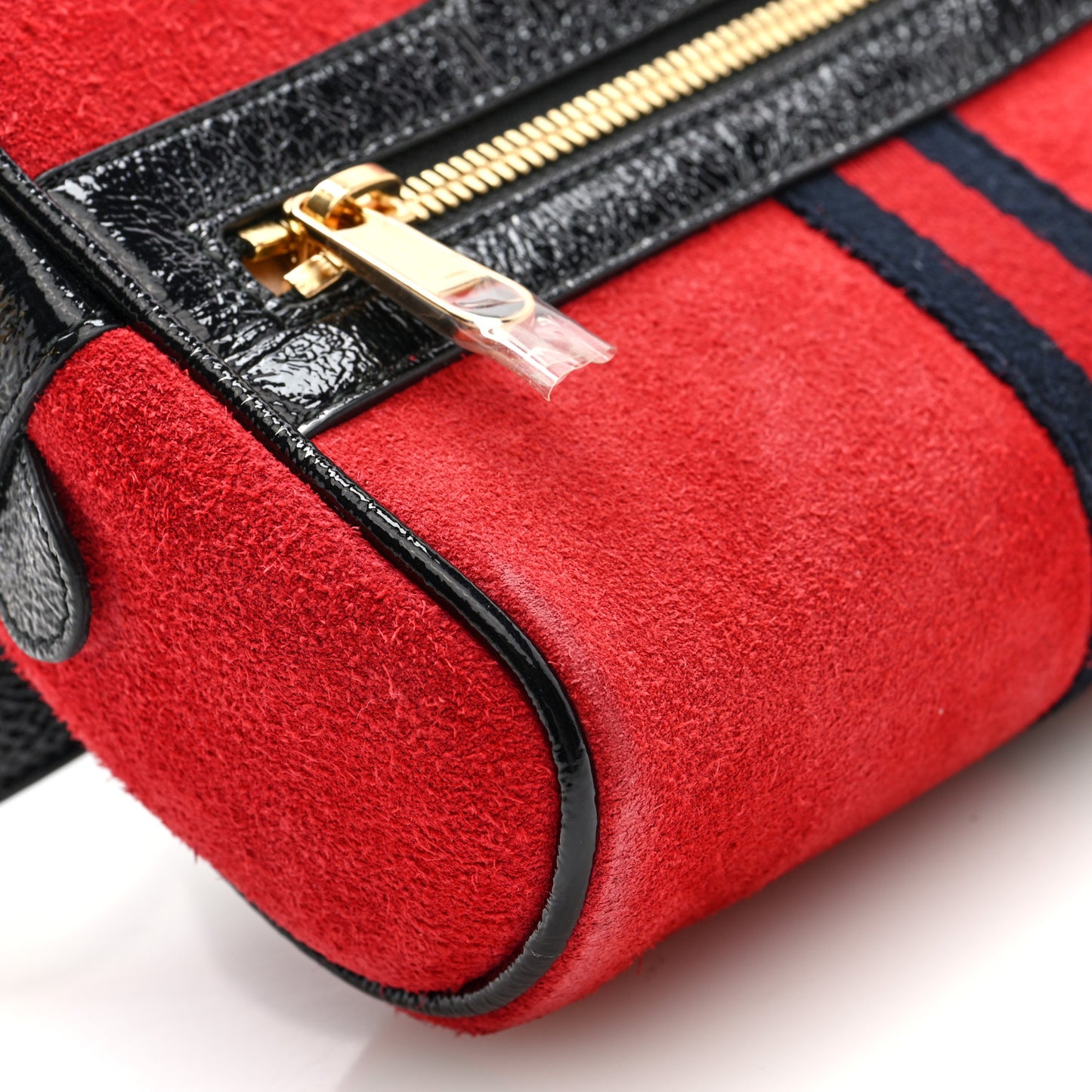 Suede Small Ophidia Belt Bag 85 34 Hibiscus Red