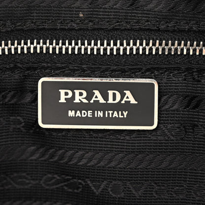 Prada Tessuto Nylon Hobo Black 6 of 16