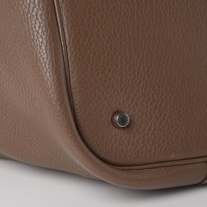 Hermes Taurillon Clemence Picotin Lock TGM Etoupe 9 of 11