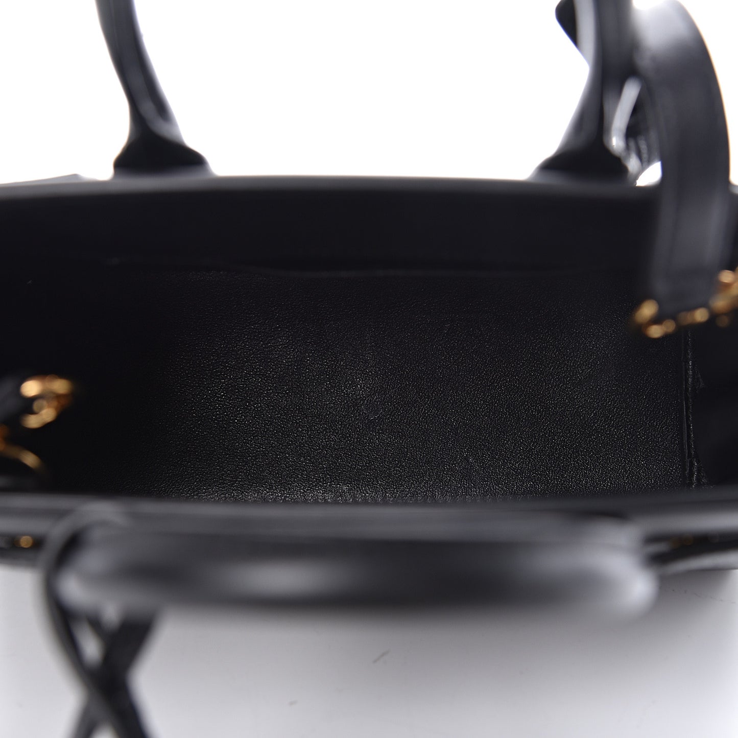Calfskin Nano Sac De Jour Black