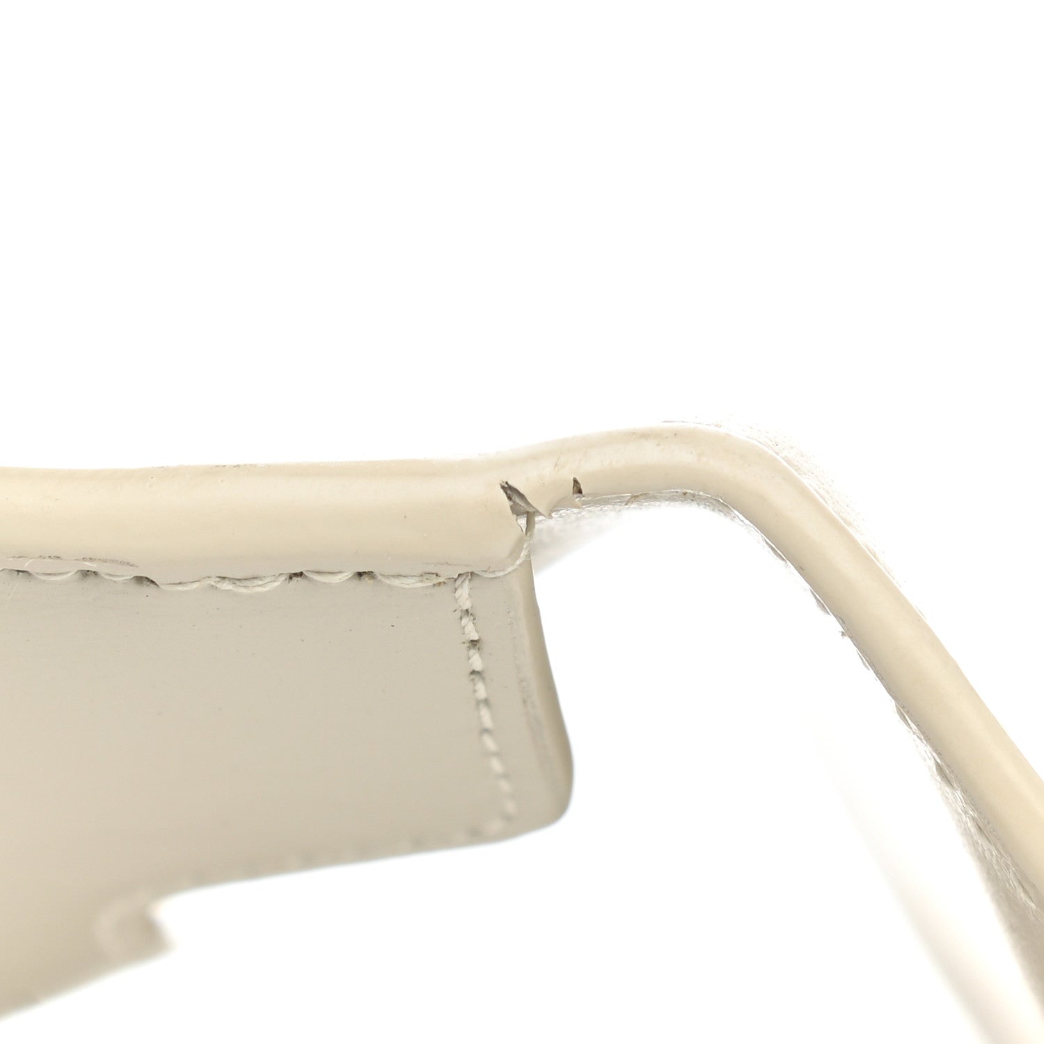 Saint Laurent Smooth Shiny Calfskin Uptown Pouch Crema Soft 10 of 11