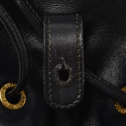 Gucci Calfskin Bamboo Backpack Black 10 of 13