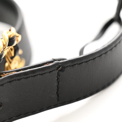 Chanel Lambskin Chain Square Buckle Belt 70 28 Black 8 of 8