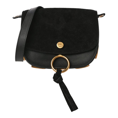 Chloe Suede Smooth Calfskin Mini Kurtis Shoulder Bag Classic Black 1 of 13
