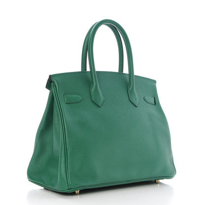 Hermes Epsom Birkin 30 Vert Vertigo 3 of 35