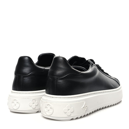 Louis Vuitton Calfskin Time Out Sneakers 38.5 Black 4 of 8