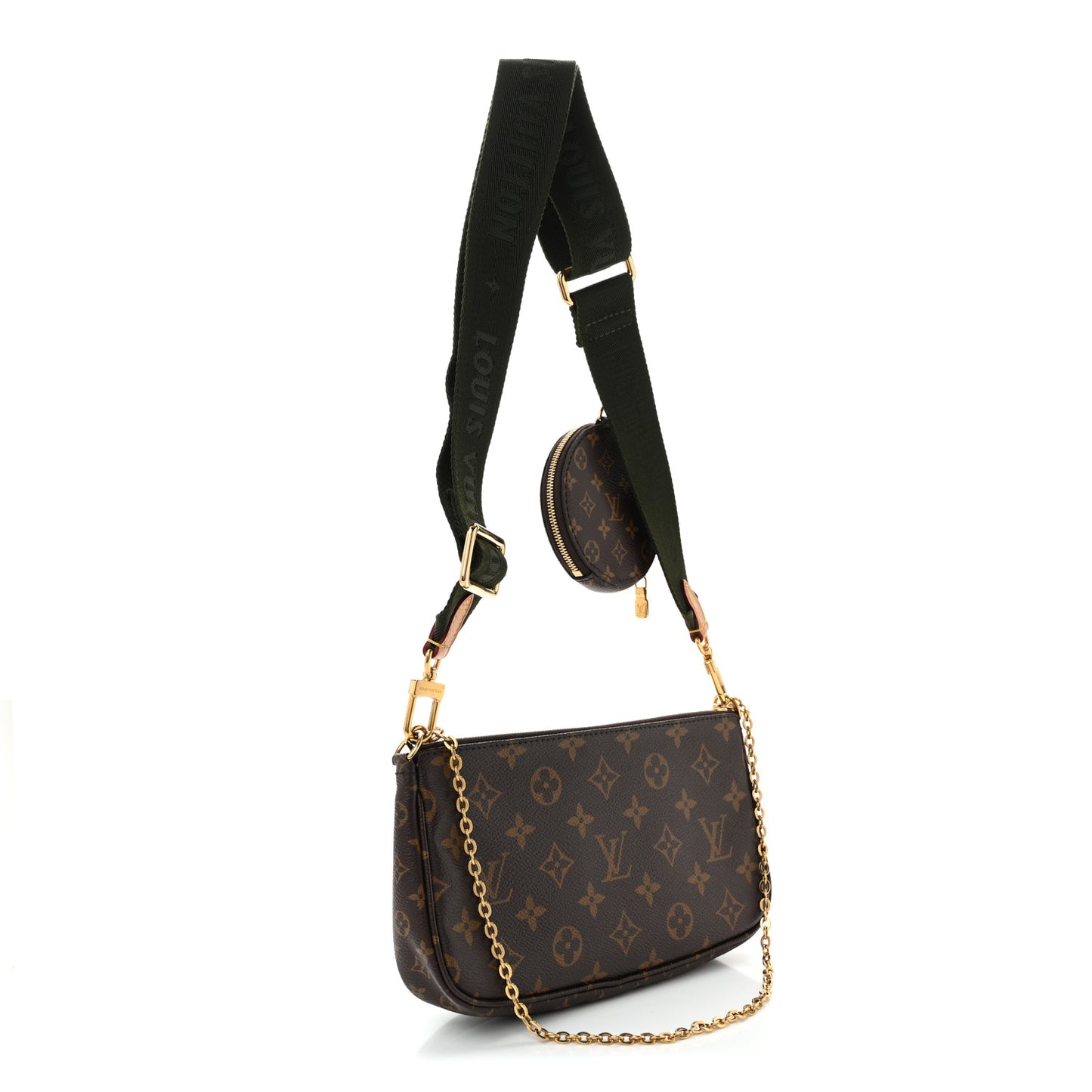 Monogram Multi Pochette Accessories Kaki
