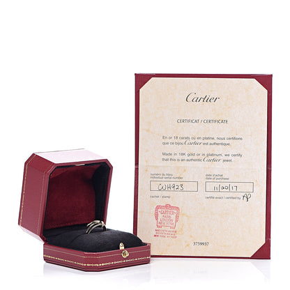 Cartier 18K Yellow Gold Diamond Double Juste Un Clou Ring 55 7.25 7 of 7