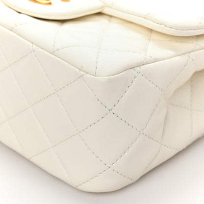 Chanel Lambskin Quilted Mini Pearl Crush Flap White 9 of 10