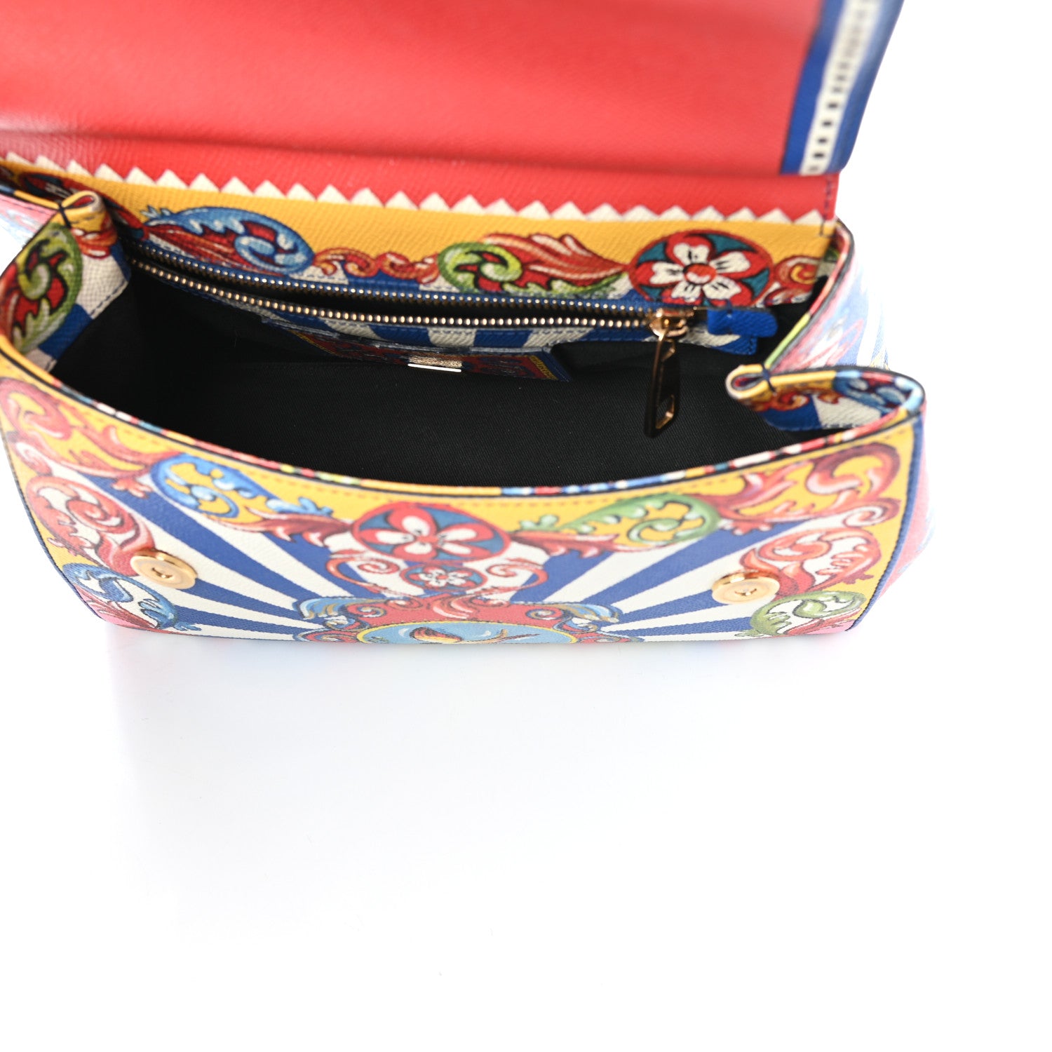 Dolce & Gabbana Dauphine Court Print Medium Miss Sicily Satchel Multicolor 10 of 17