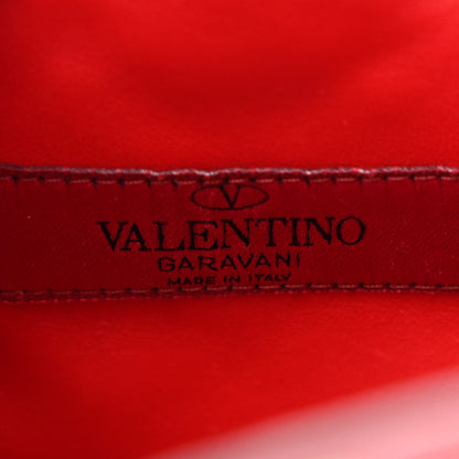 Valentino Garavani Nappa Mini Rockstud Spike Bucket Bag Rouge Pur 6 of 10