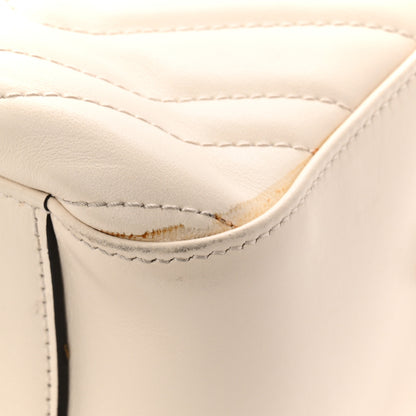 Gucci Calfskin Matelasse GG Marmont Dome Backpack White 14 of 14
