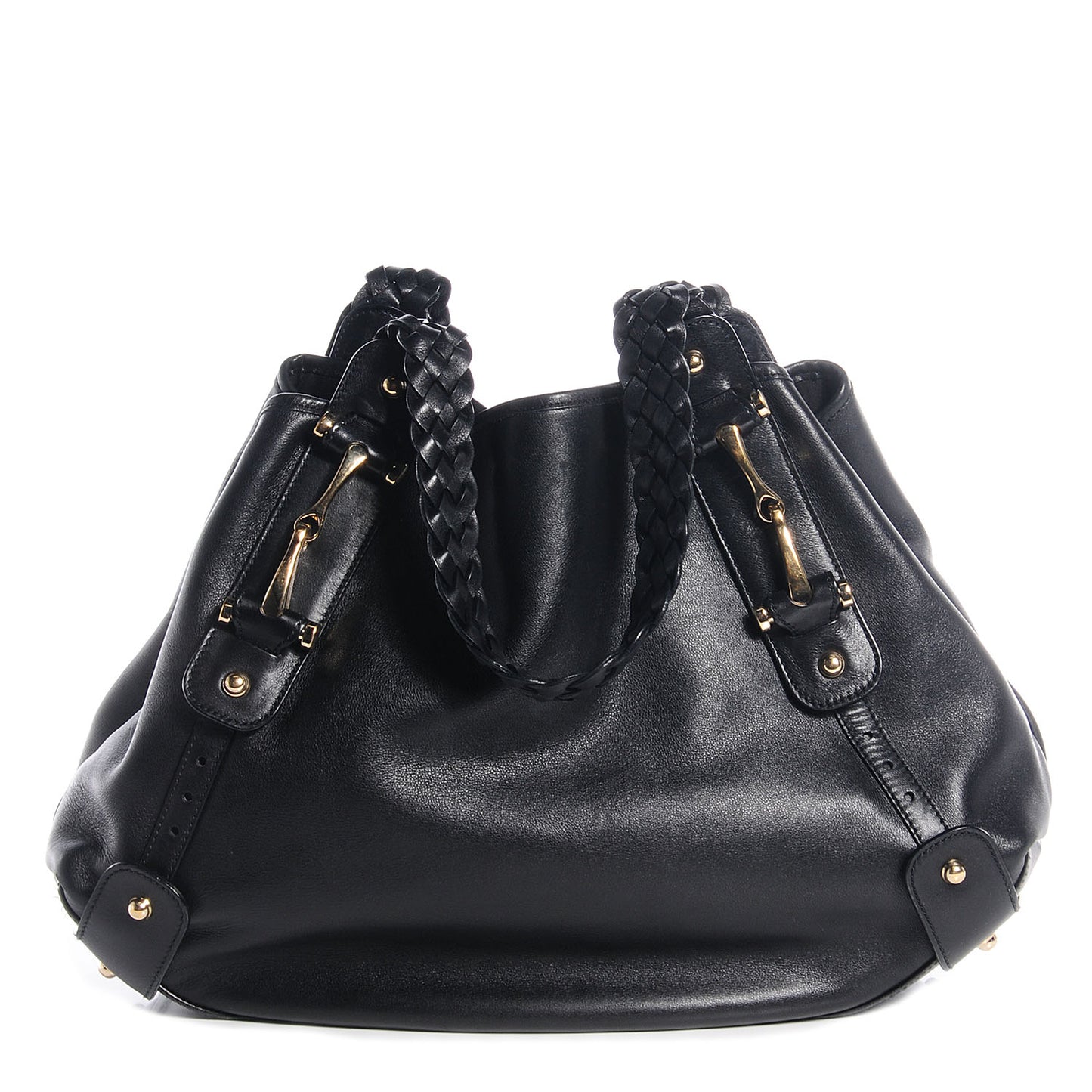 Leather Medium Pelham Shoulder Bag Black