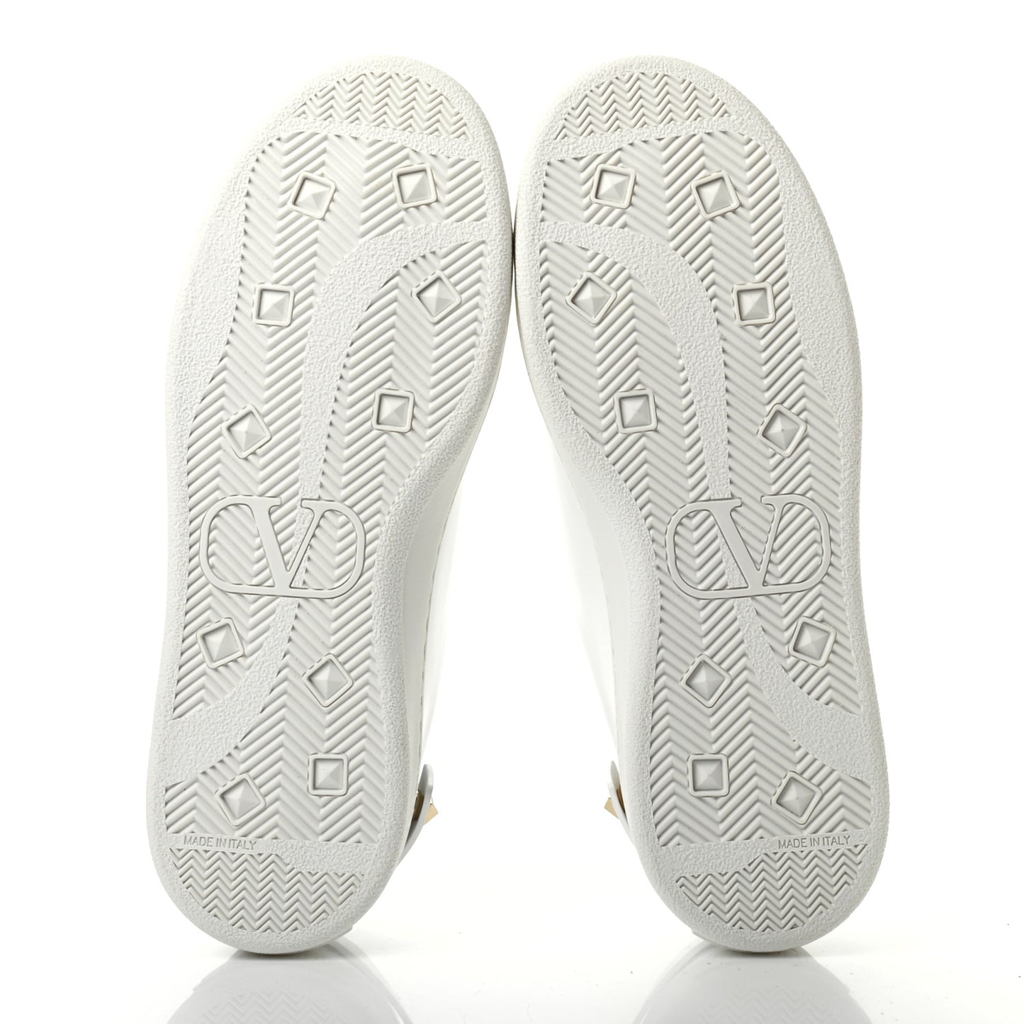 Calfskin Womens Backnet Sneakers 36 White