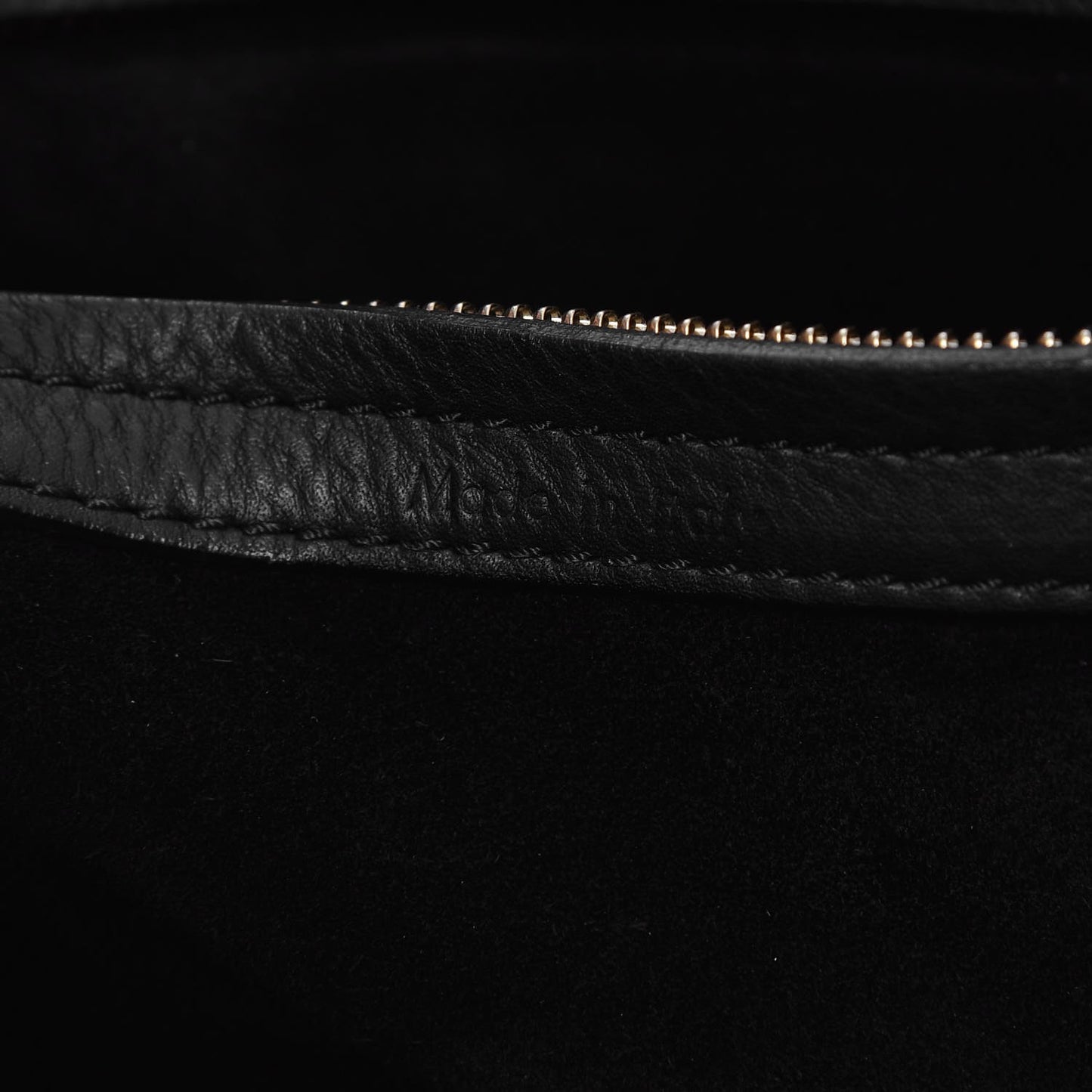 Supple Calfskin Medium Phantom Luggage Black