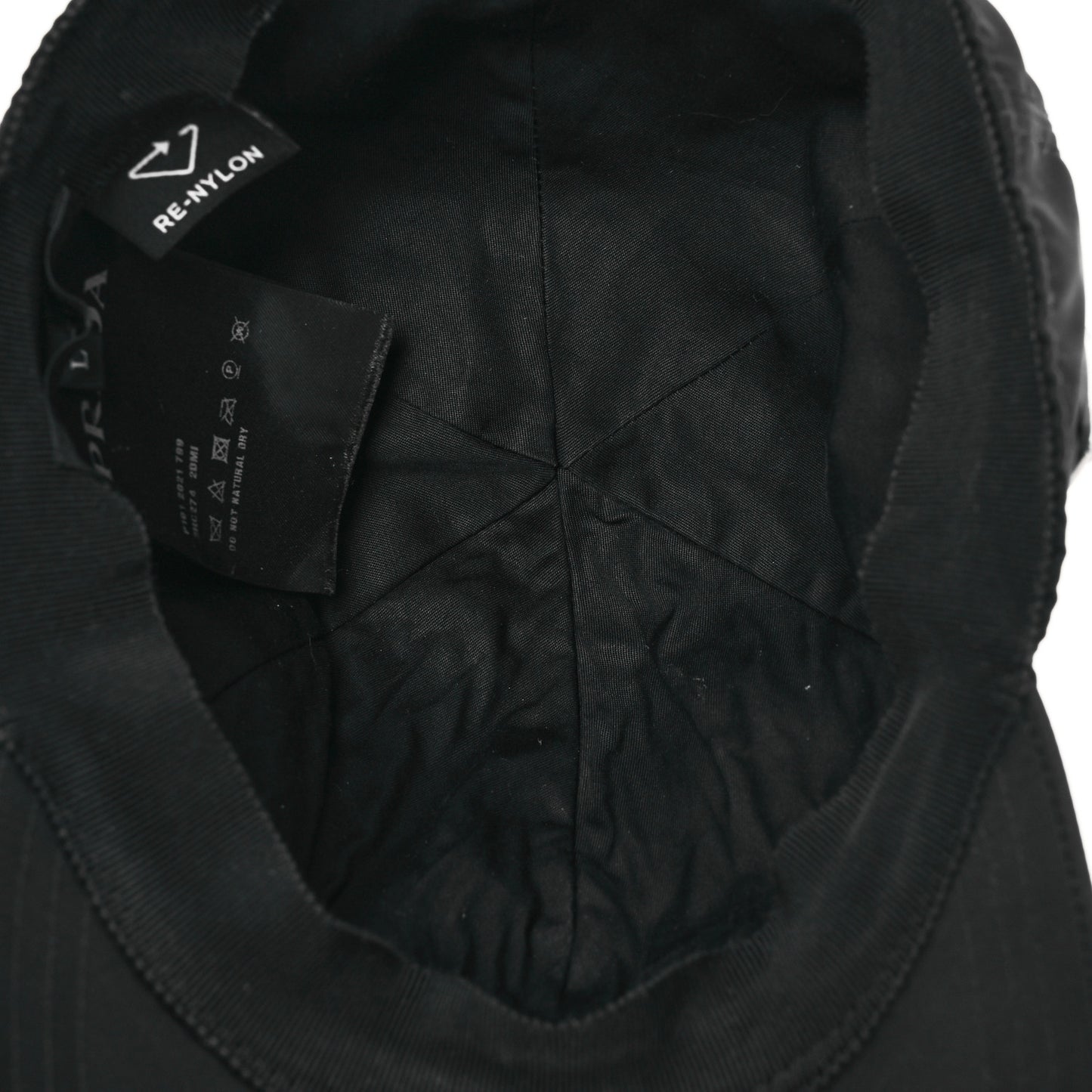 Re-Nylon Womens Baseball Cap L Black