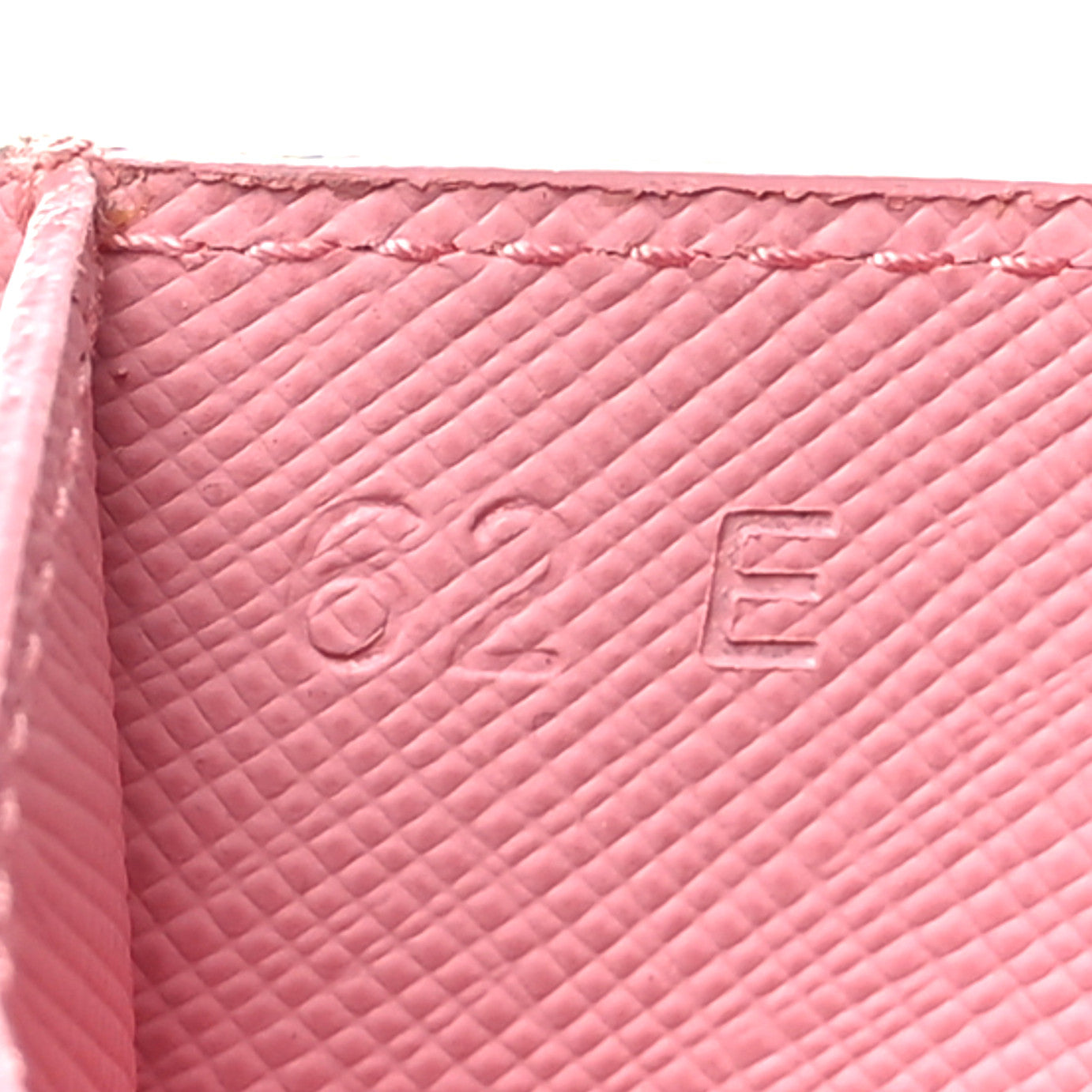 Prada Saffiano Shine Monochrome Card Holder Peonia 7 of 7