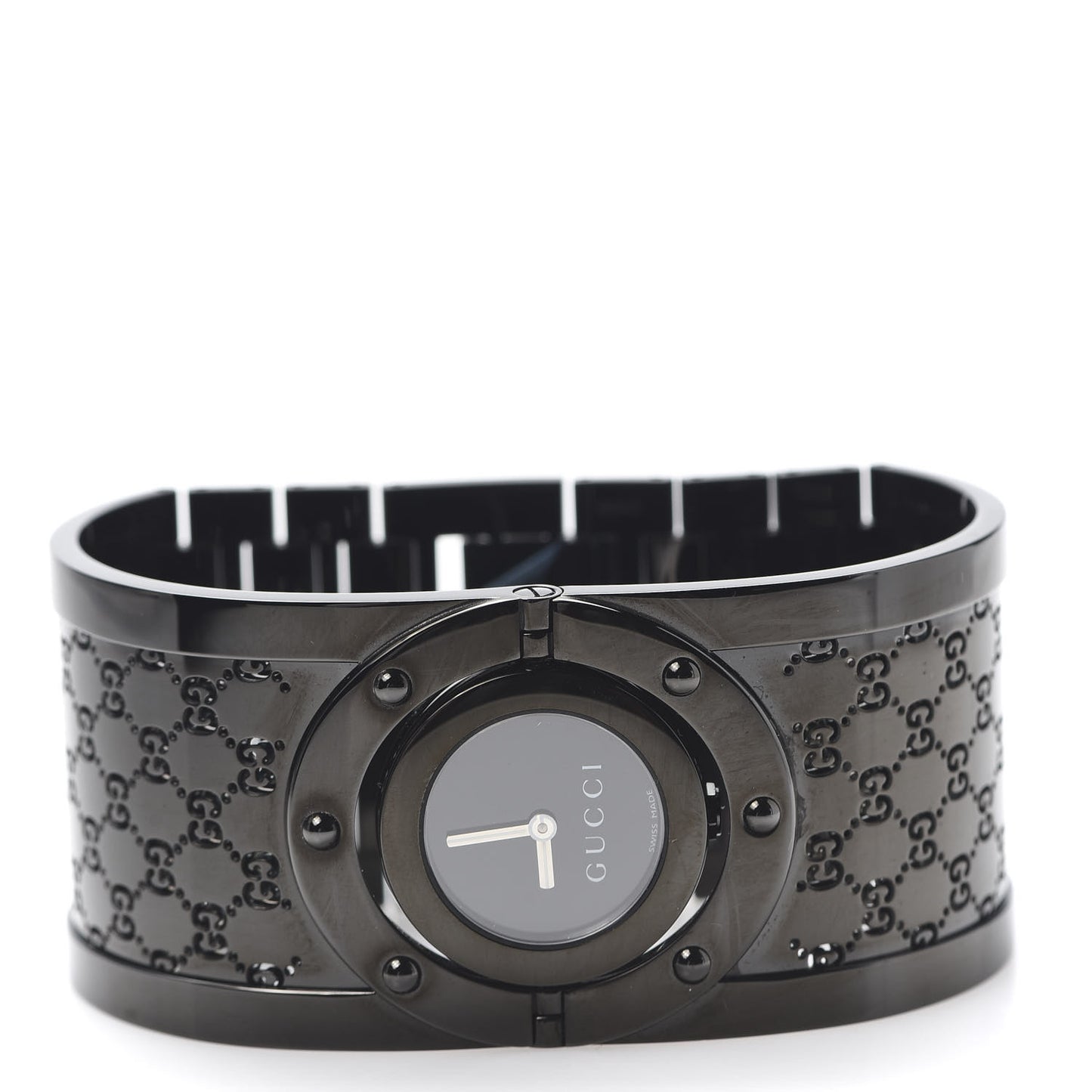 PVD Stainless Steel 33mm Twirl Quartz Watch Black