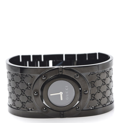 Gucci PVD Stainless Steel 33mm Twirl Quartz Watch Black 3 of 7