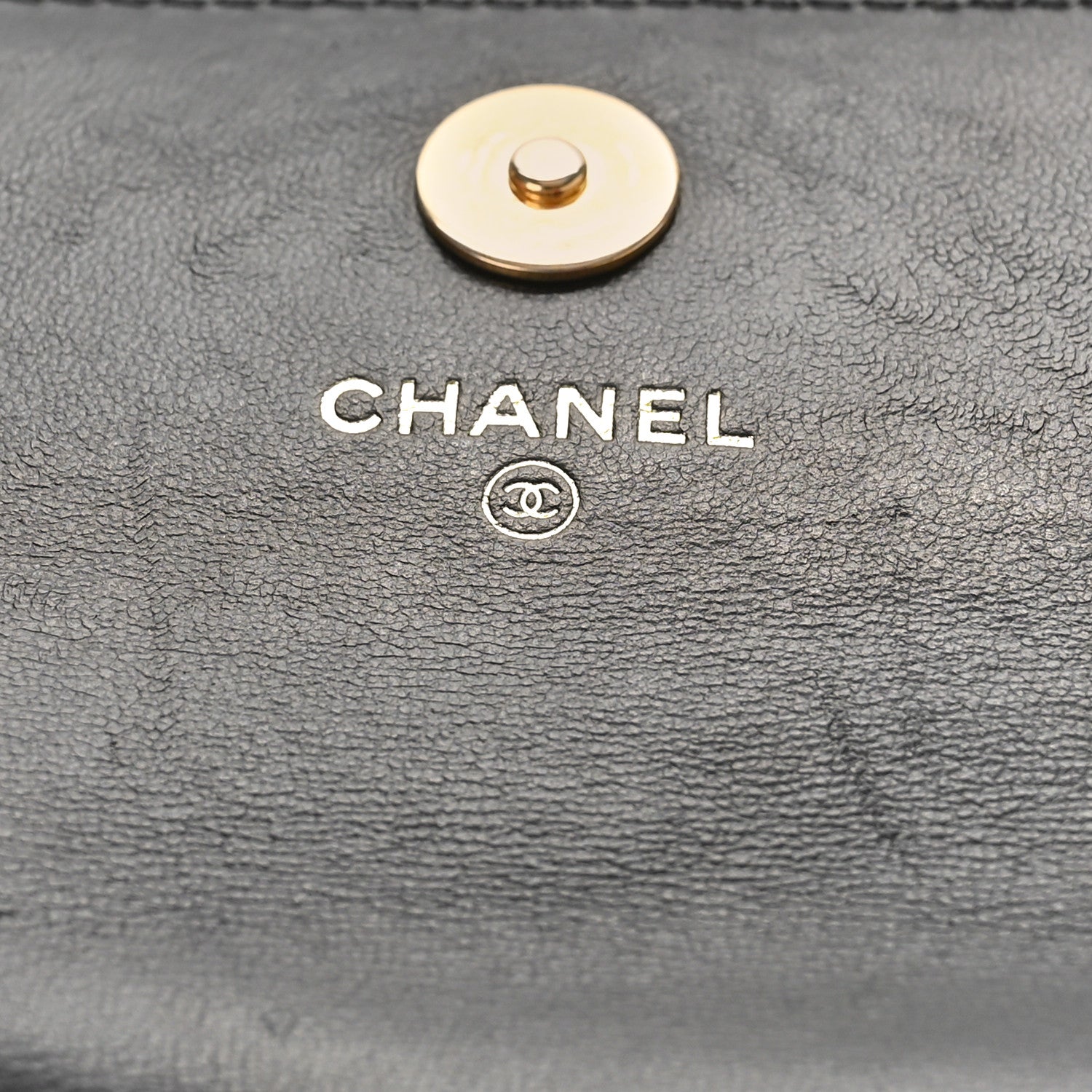 Chanel Lambskin Enamel Quilted Pending CC Flap Belt Bag Black 6 of 10