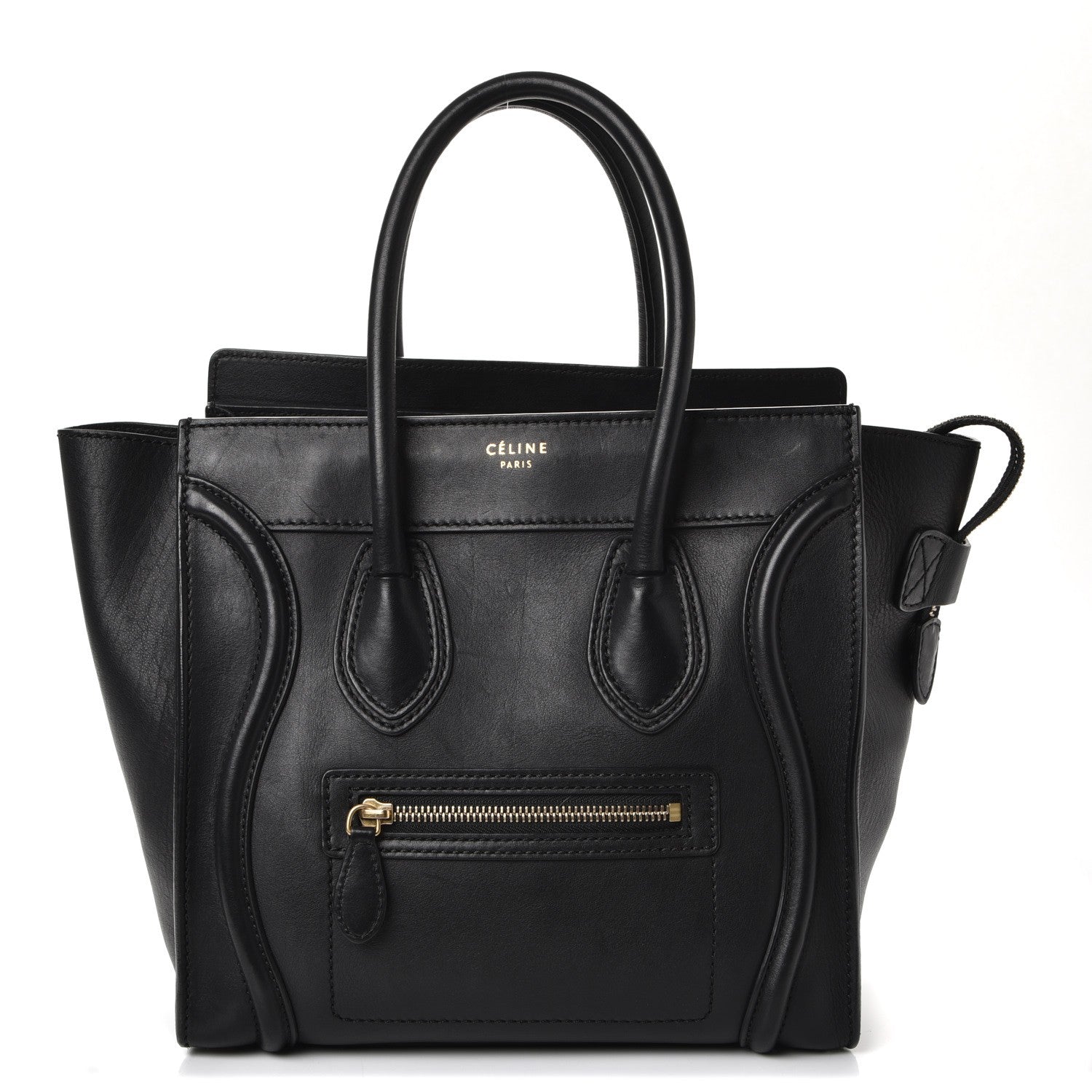Celine Smooth Calfskin Micro Luggage Black 1 of 17
