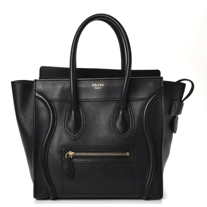 Celine Smooth Calfskin Micro Luggage Black 1 of 17