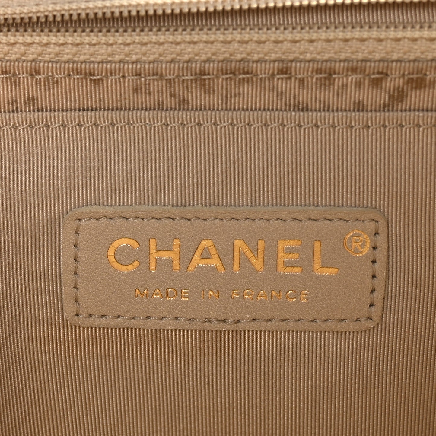 Metallic Tweed Quilted Medium Single Flap Beige Multicolor