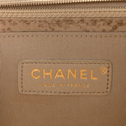 Chanel Metallic Tweed Quilted Medium Single Flap Beige Multicolor 6 of 12