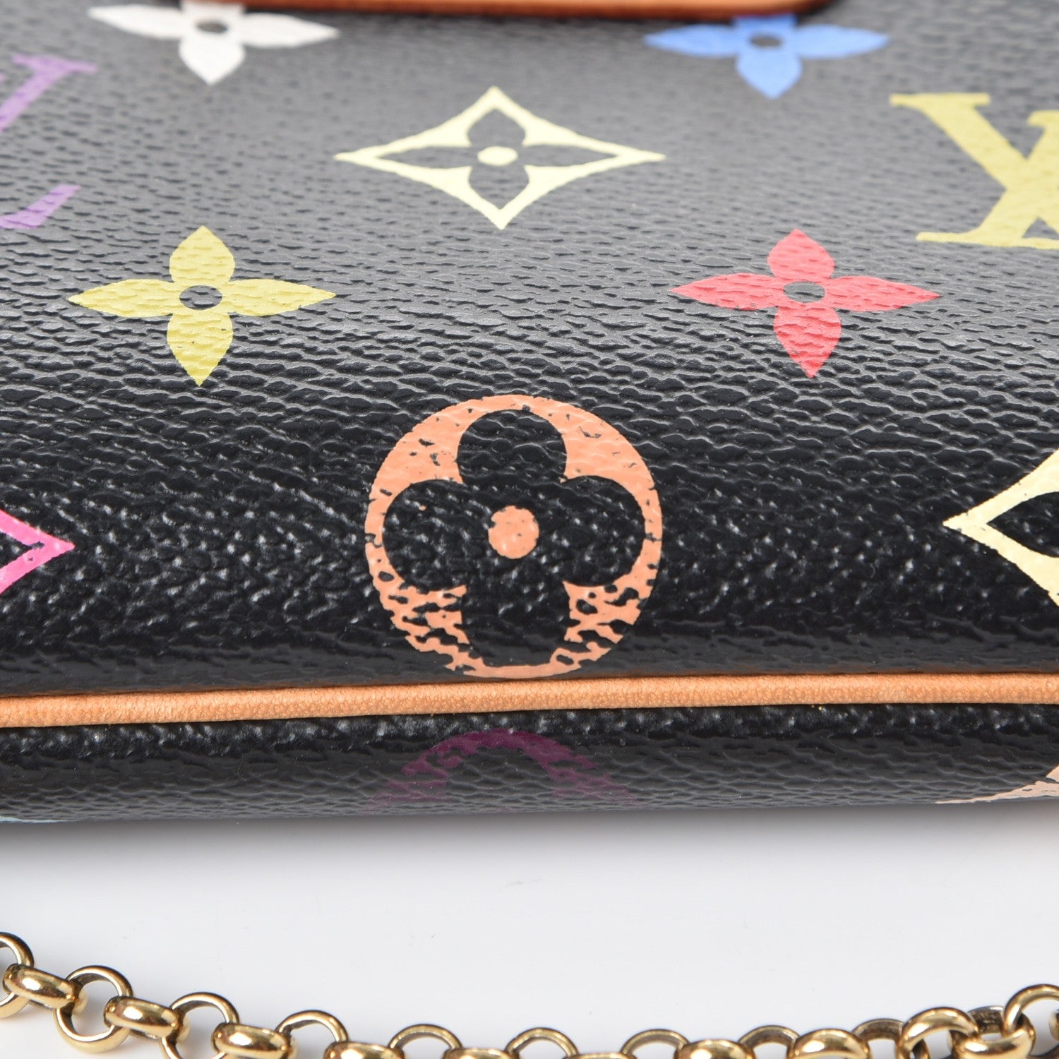 Louis Vuitton Monogram Multicolor Pochette Milla MM Black 8 of 11