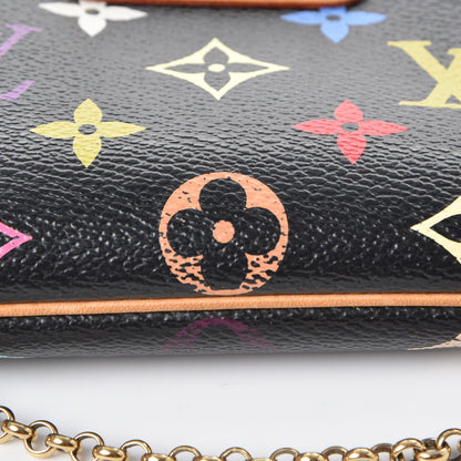 Louis Vuitton Monogram Multicolor Pochette Milla MM Black 8 of 11