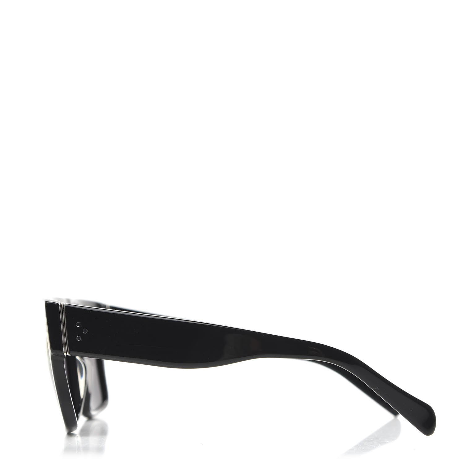 Celine Polarized ZZ Top Sunglasses CL 41756 Black 2 of 7