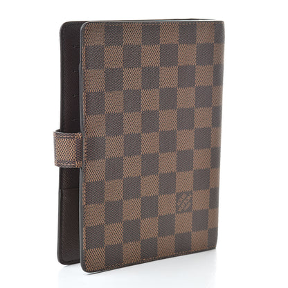 Louis Vuitton Damier Ebene Medium Ring Agenda Cover 3 of 7