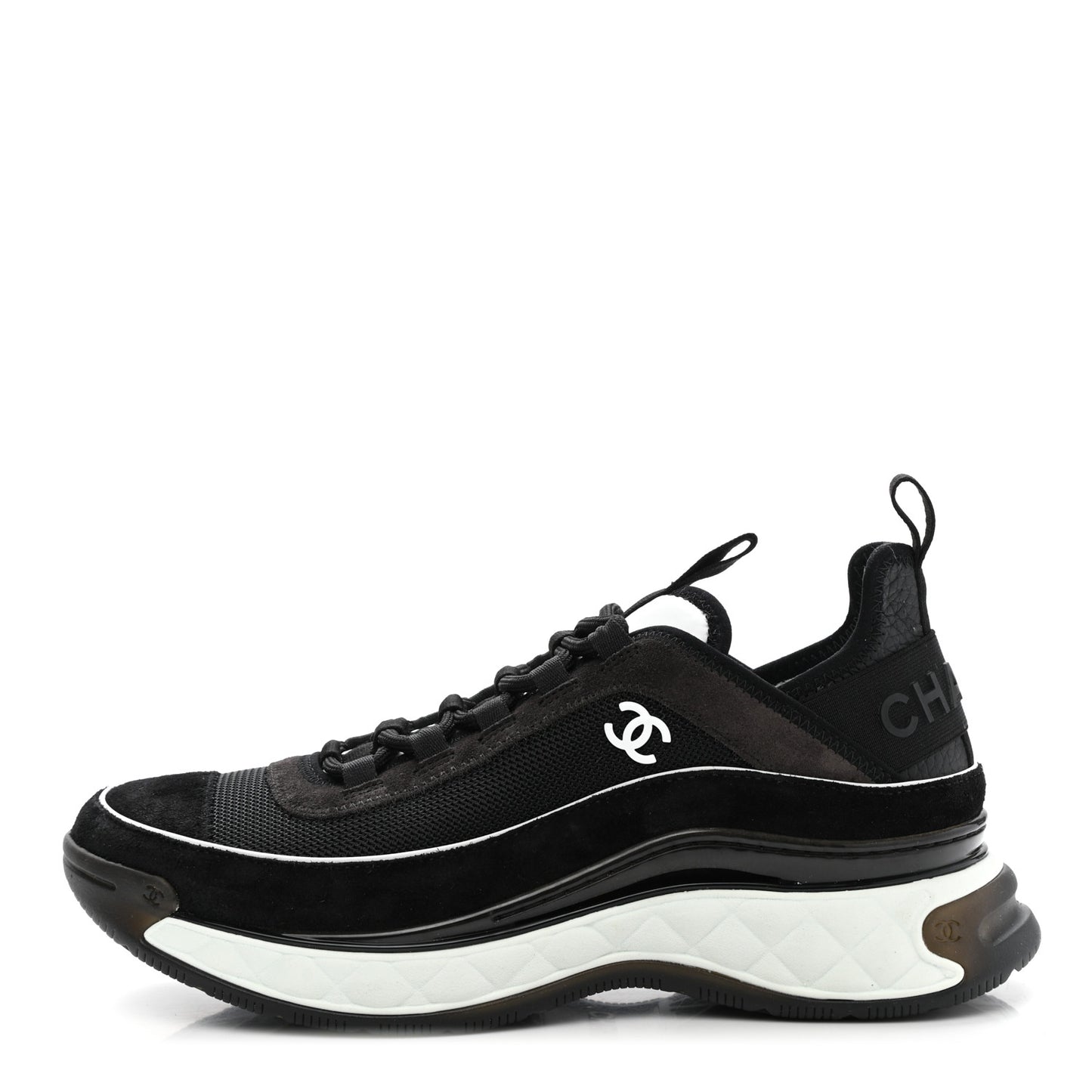 Fabric Suede CC Sneakers 39 Black Dark Grey