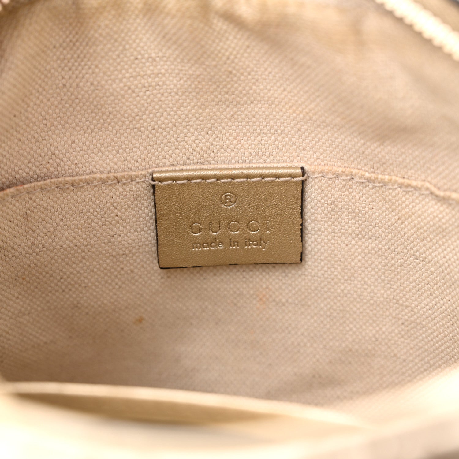 Gucci Guccissima Mini Bree Messenger Bag Gold 6 of 17