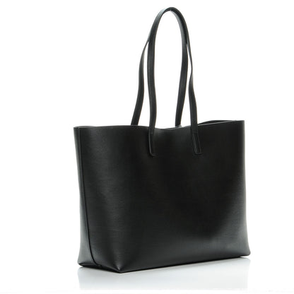 Saint Laurent Calfskin Large Shopping Tote Black 3 of 11