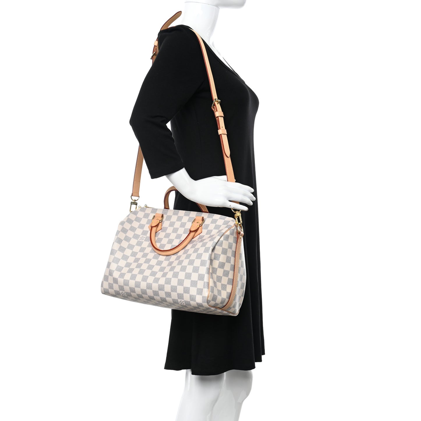Damier Azur Speedy Bandouliere 30
