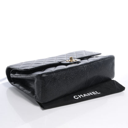 Chanel Caviar Quilted Medium Double Flap Black 4 of 9