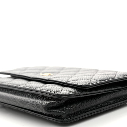 Chanel Caviar Quilted Wallet on Chain WOC Black 11 of 11