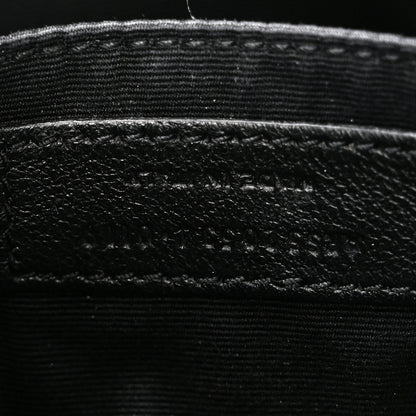 Saint Laurent Calfskin Matelasse Monogram Lou Camera Bag Black 7 of 10